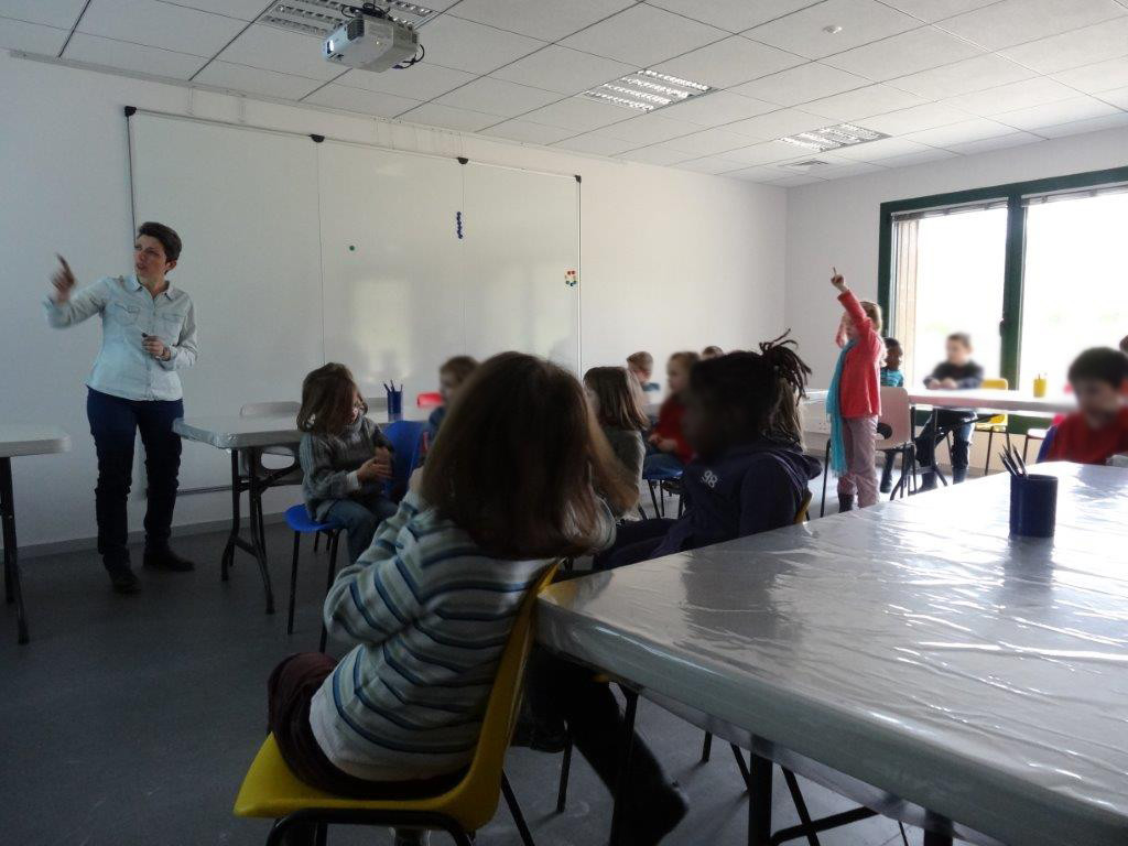 Rencontre avec Angélique Lecaille - classe de CP Les Trois rivières Breteil