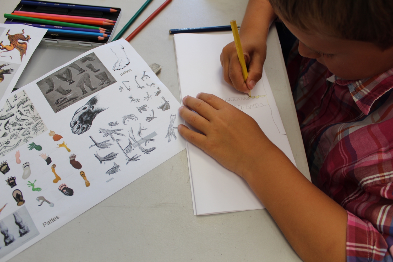 Classe de CP de l'école Saint-Michel de Bédée