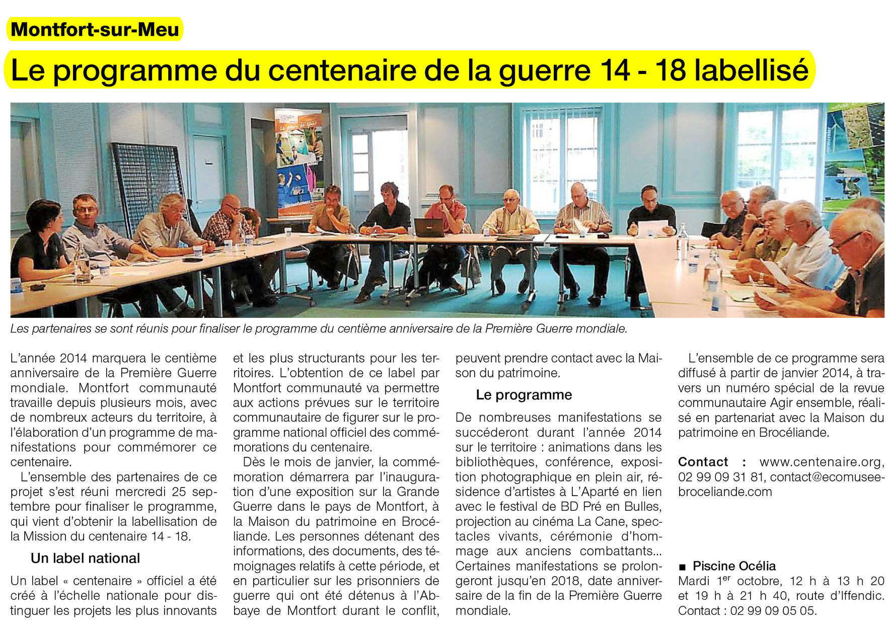 Ouest-France - 11 octobre 2013