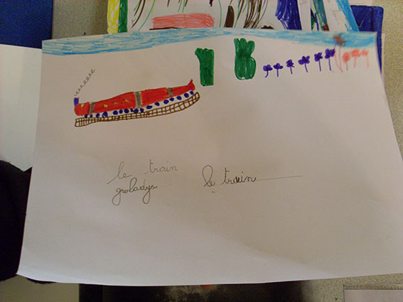 Dessin de la source du son choisi par l'élève - GS Montfort-sur-Meu