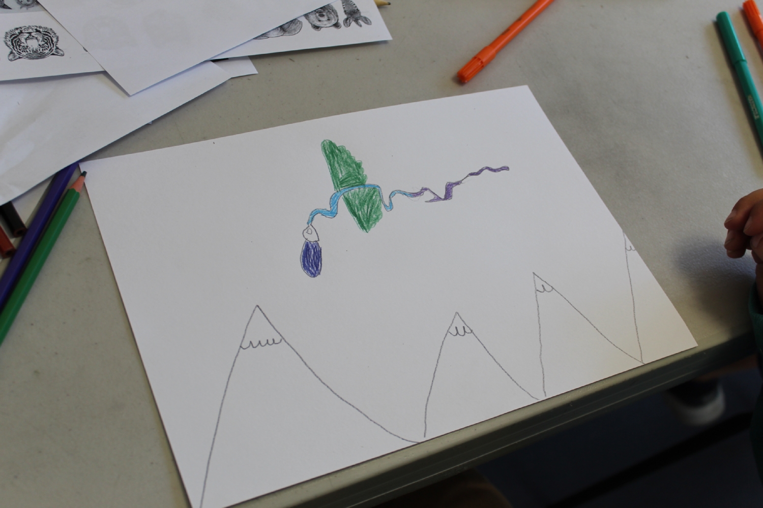 Classe de CP de l'école Saint-Michel de Bédée