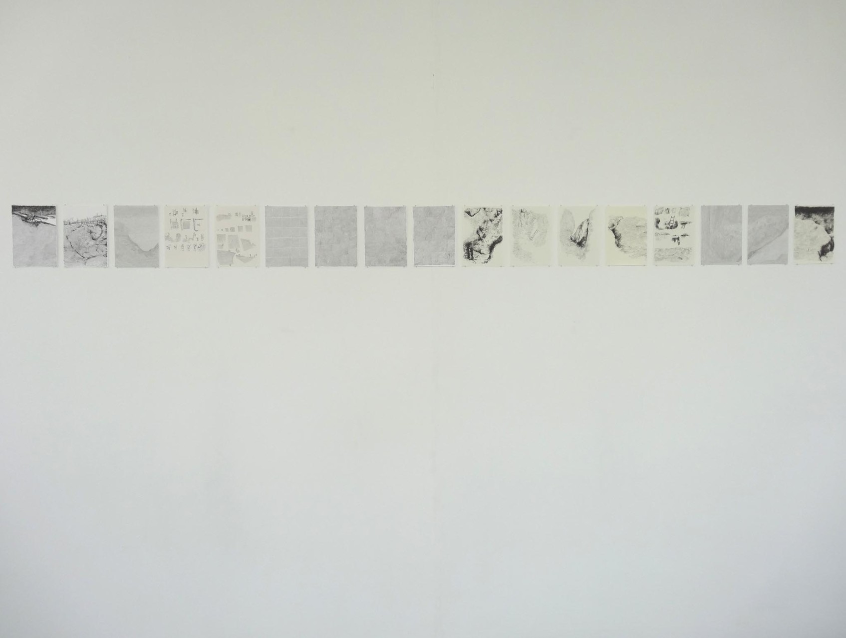 Vue de l'exposition Damien Marchal & Nylso, Trancher. Photo : L'aparté.
