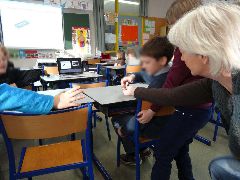 Rencontre avec Angélique Lecaille - classe de CP Les Trois rivières Breteil