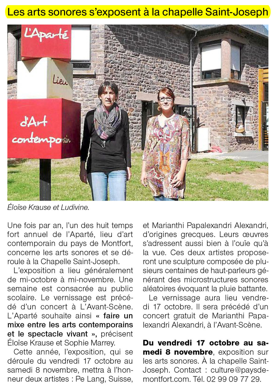 Ouest-France - 12 septembre 2014