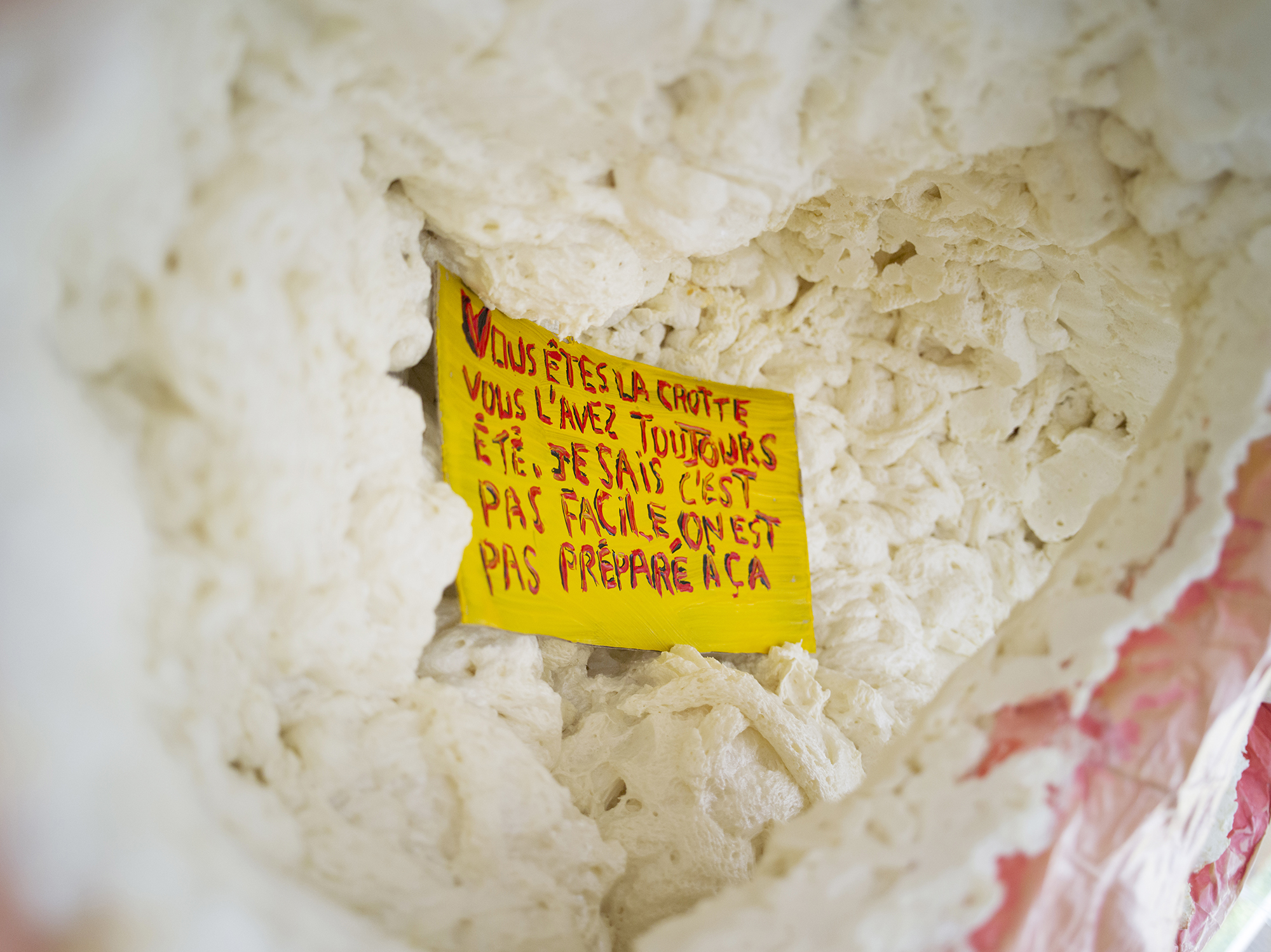 Vues de l'xposition Anaïs Touchot, J'y laisserai ma vieille peau. Photo : Vincent Malassis