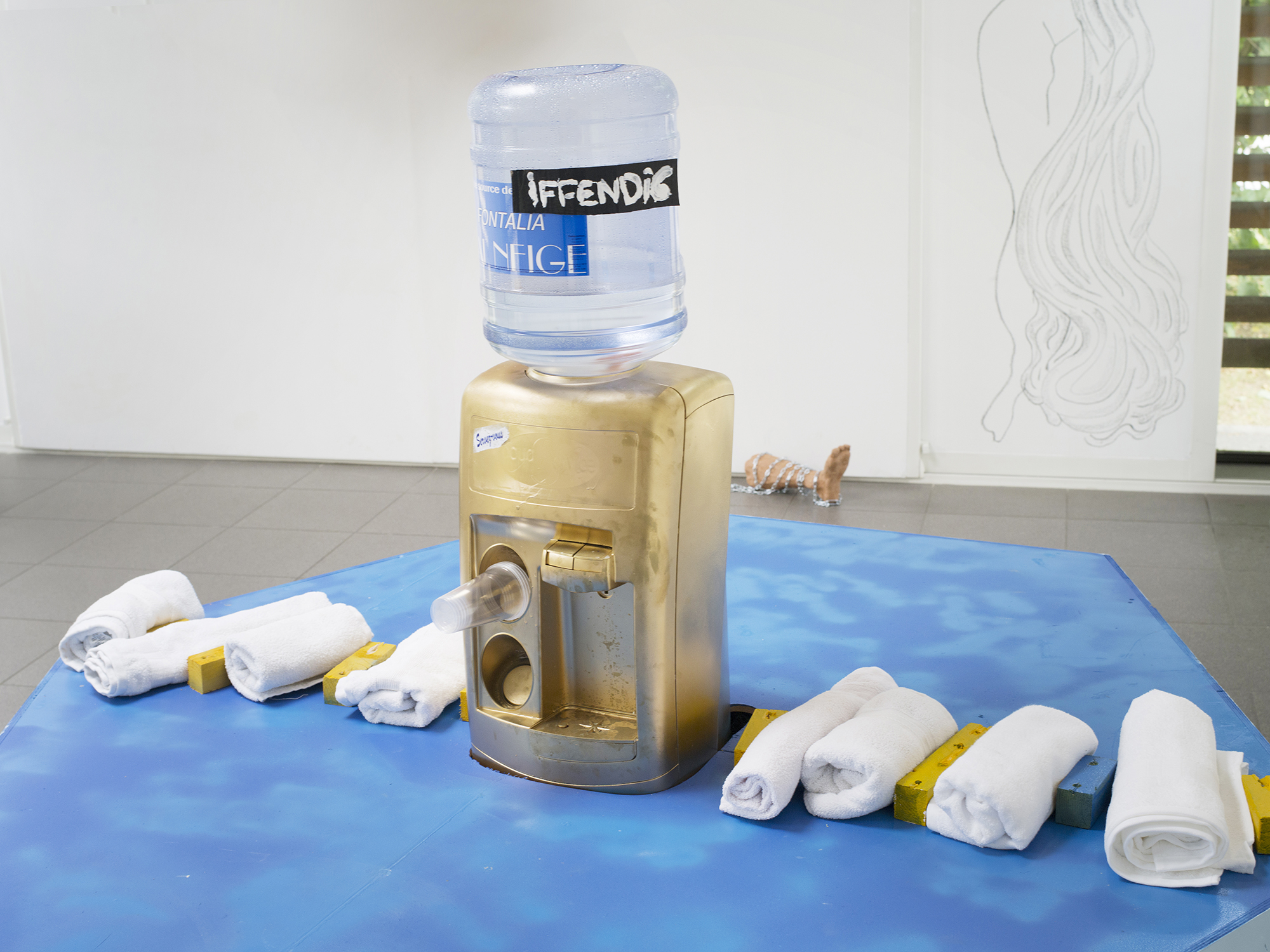 Vues de l'xposition Anaïs Touchot, J'y laisserai ma vieille peau. Photo : Vincent Malassis