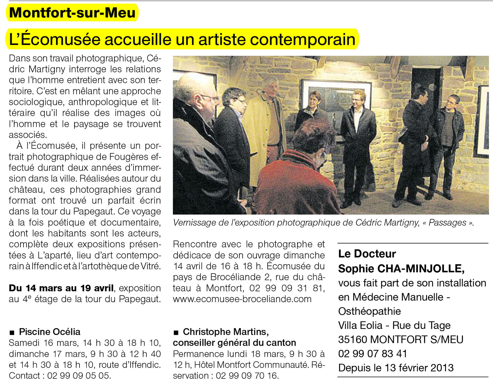 Ouest-France - 16 mars 2013
