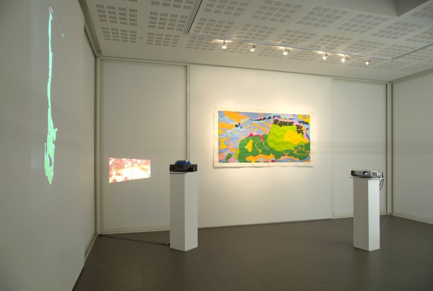 Vue de l'exposition Fiction souterraine