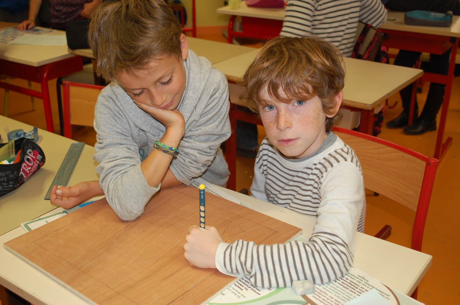 Rencontre-atelier avec Thomas Tudoux - CM1-CM2 M Ecole élémentaire publique Moulin à Vent, Montfort-sur-Meu