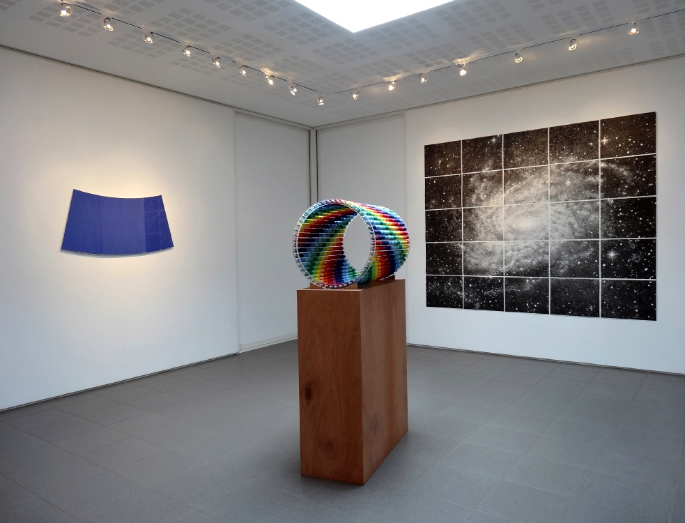 Vue de l'exposition Nikolas Fouré, 19° au-dessous de l'horizon, 2016. Photo : L'aparté