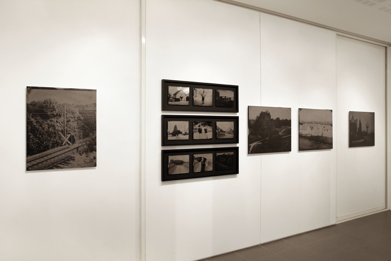 Vue de l'exposition "Territoires d'expériences" à L'aparté. Photo : Hervé Beurel.