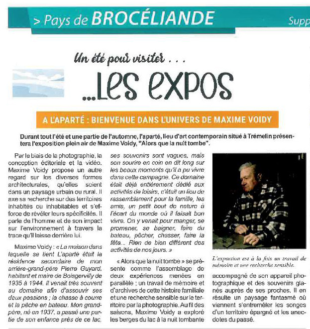 Article Hebdo d'Armor spécial été du 10 juillet 2021