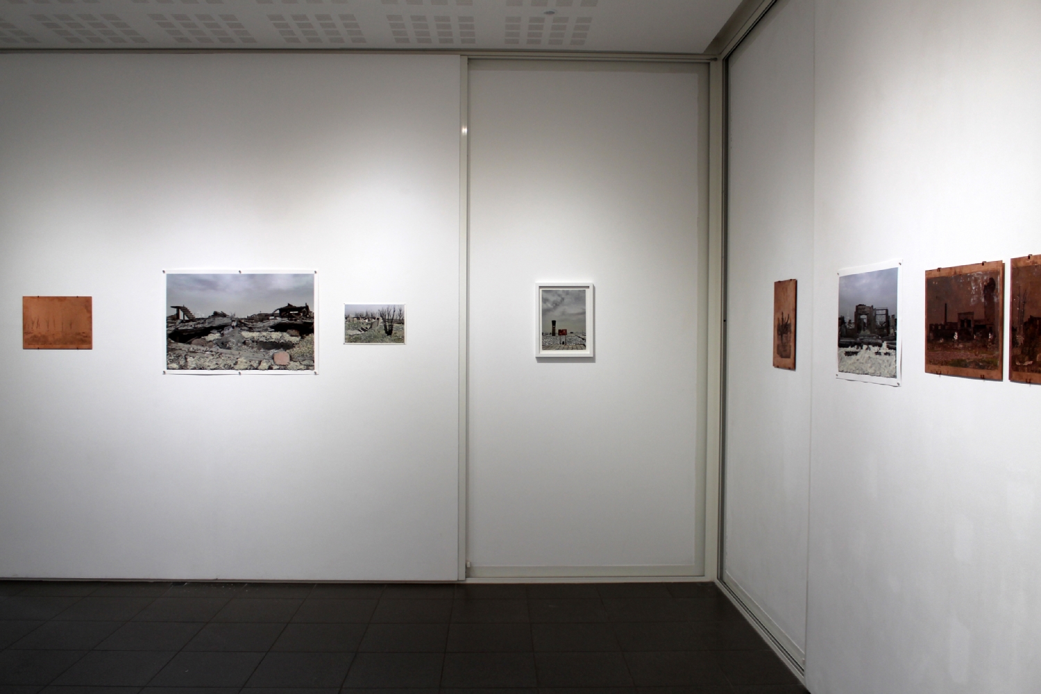 Vue de l'exposition Raphaëlle Peria, Ariditatis et inundatio