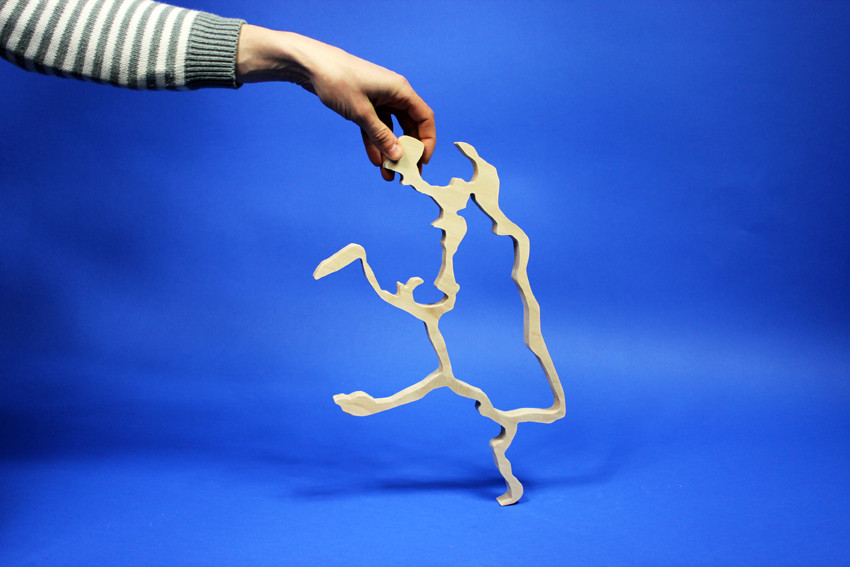 François Feutrie, Circonvolution souterraine, en cours de fabrication, 2015