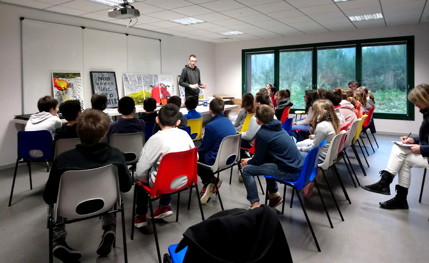 CM2 de l'école publique les Trois Rivières de Breteil