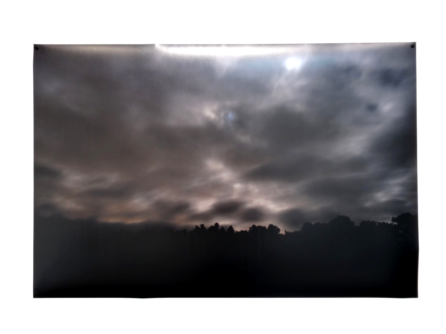 Vue de l'exposition Julie Meyer, Entre chien et loup, 2018.