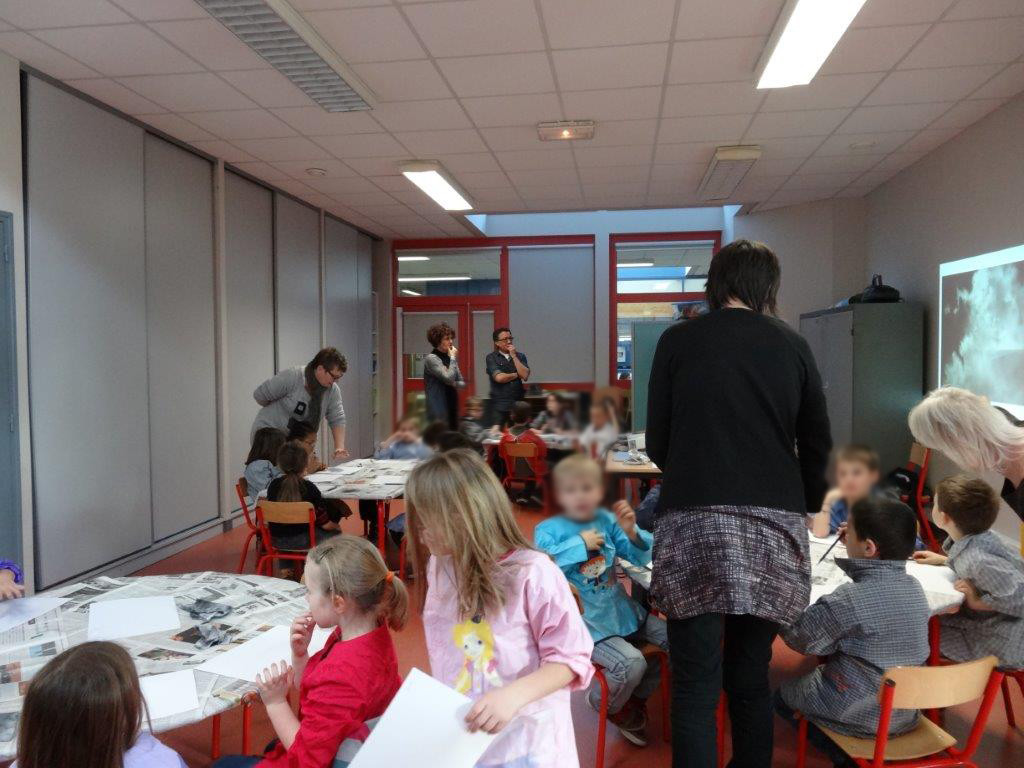 Rencontre avec Angélique Lecaille - classe de CP Les Trois rivières Breteil