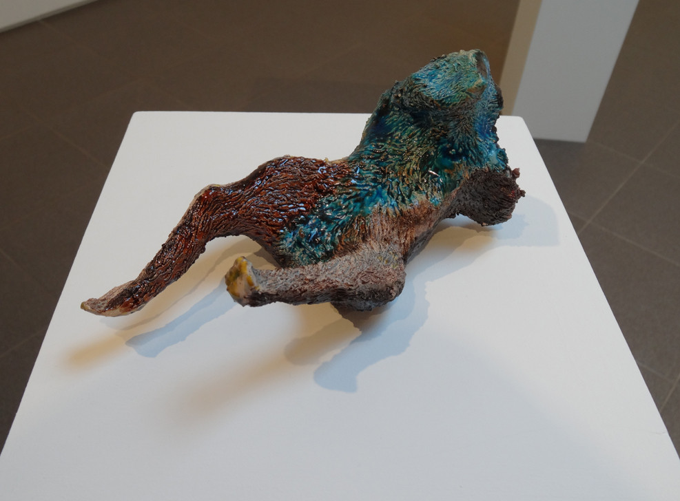 Noémie Sauve, Animal mis en scène - Céramique, 19x9x9cm, 2015