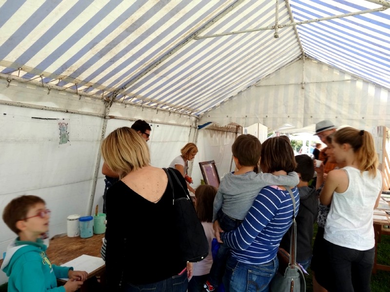 Stand Montfort Communauté au festival Pré en Bulles