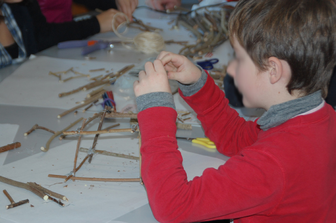 Atelier animé par Pascal Mirande à la bibliothèque l'Astrolabe de Talensac