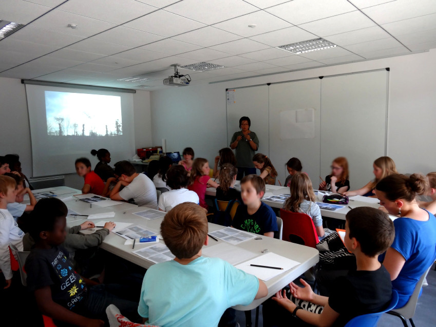 Classe de CM2 de l'école élémentaire publique la Fée Viviane, Iffendic
