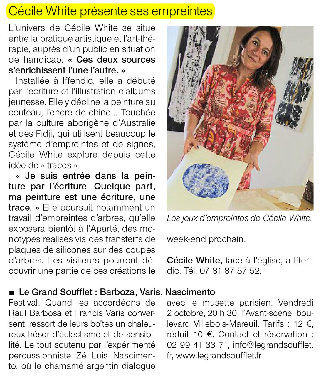 Ouest-France - 29 septembre 2015