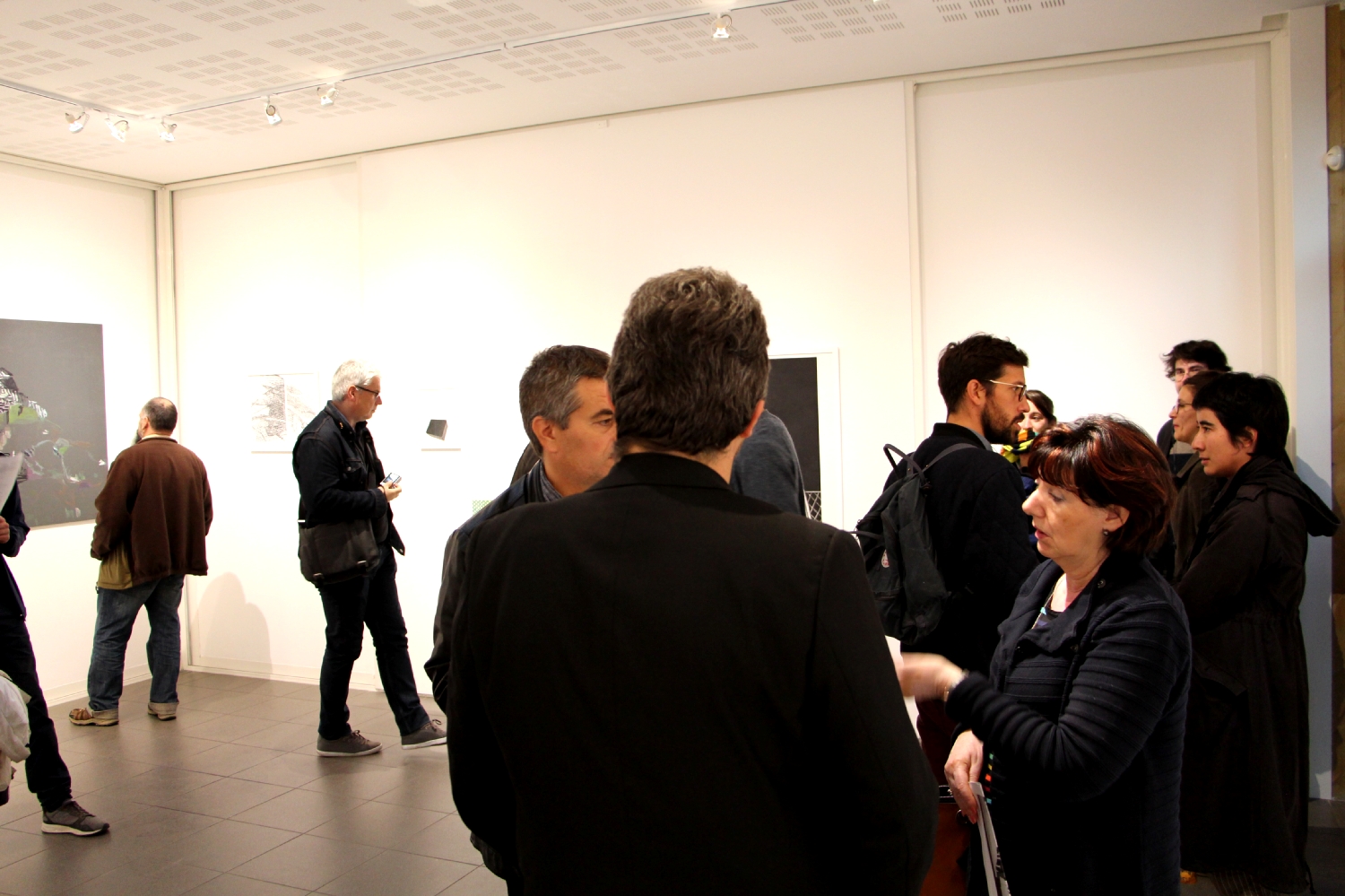 Vernissage de l'exposition Julie Bonnaud et Fabien Leplae, Plasmes