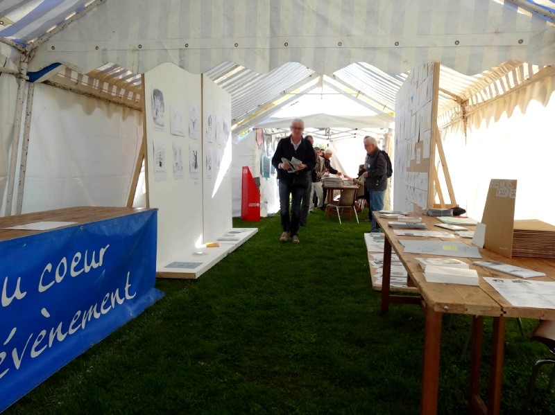 Stand Montfort Communauté au festival Pré en Bulles