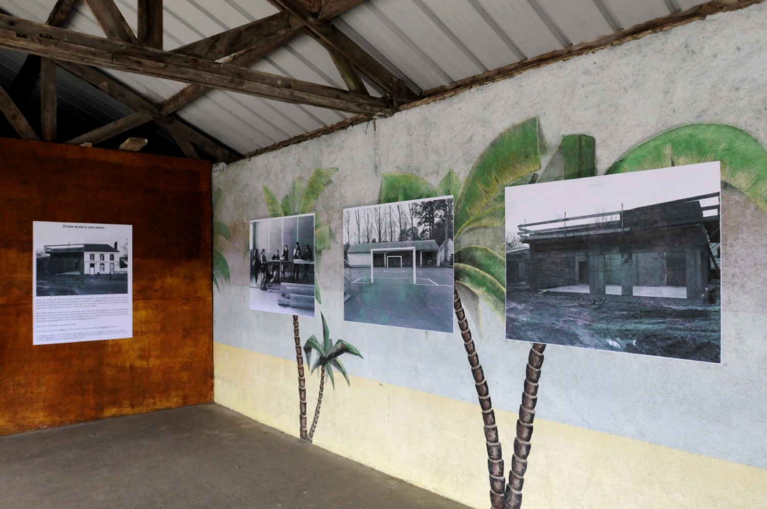 Vernissage de l'exposition "D'une école à une autre", école Gimbert de Guignen, 18 juin 2015.