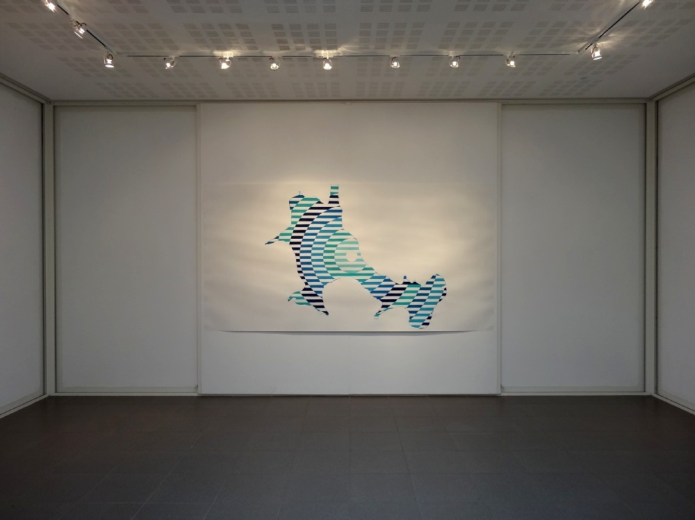 Vue de l'exposition Marine Bouilloud, Fragments d'aura. 