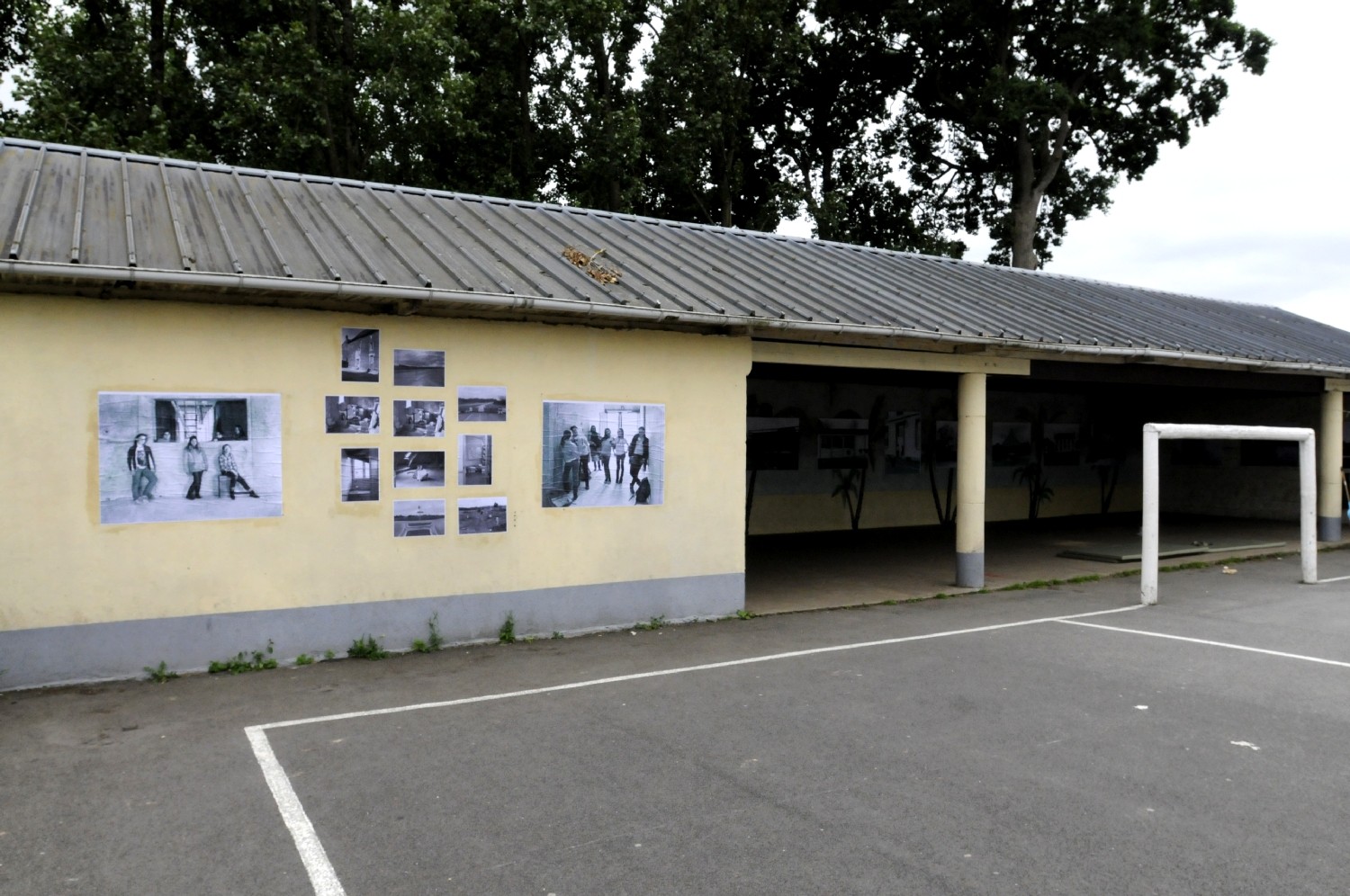 Vernissage de l'exposition "D'une école à une autre", école Gimbert de Guignen, 18 juin 2015.