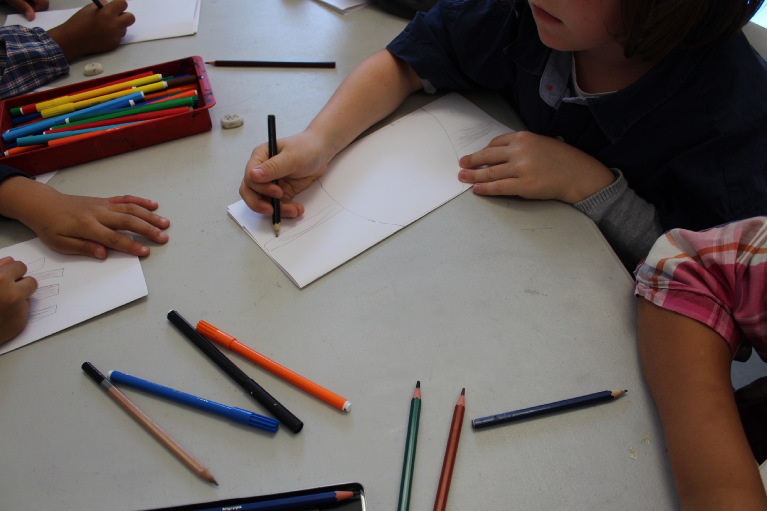 Classe de CP de l'école Saint-Michel de Bédée