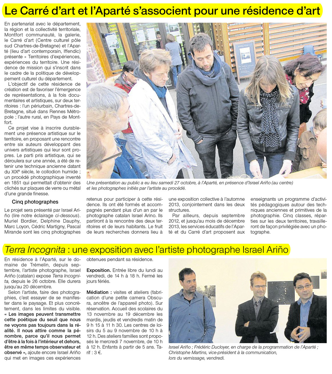 Ouest-France - 31 octobre 2012