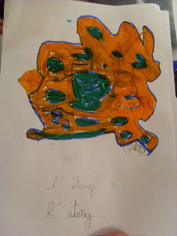 Dessin de la source du son choisi par l'élève - GS Montfort-sur-Meu