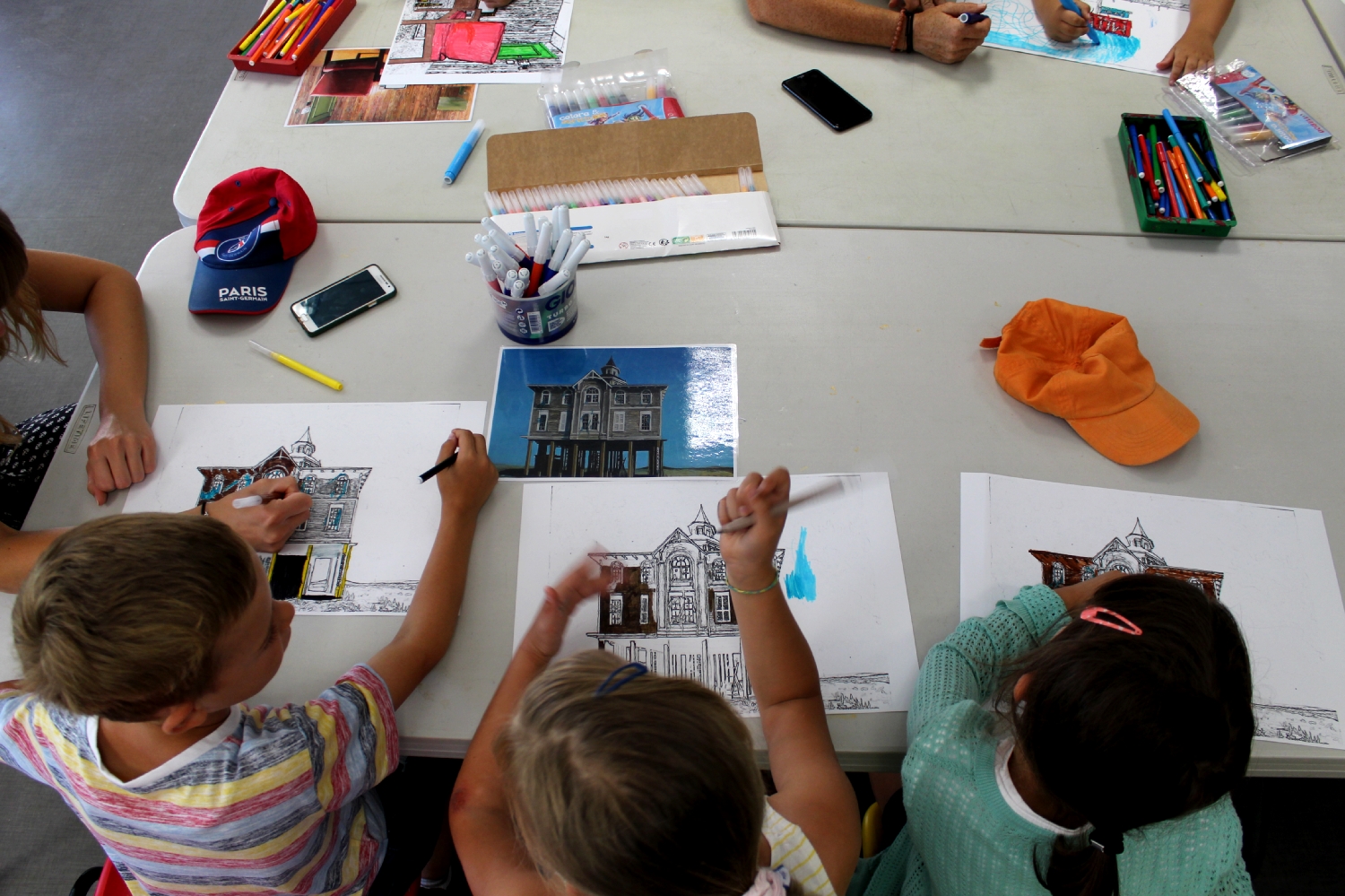 Enfants du centre de loisirs de Pleumeleuc