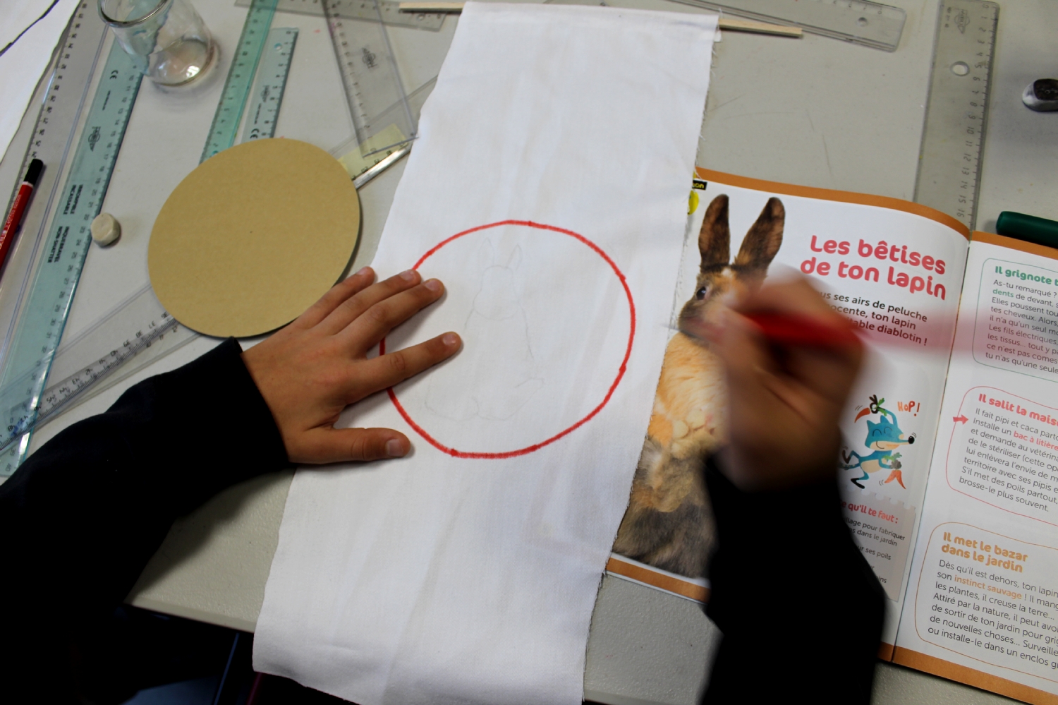 Visite-atelier - Classe de CM2 de l'école La Fée Viviane d'Iffendic