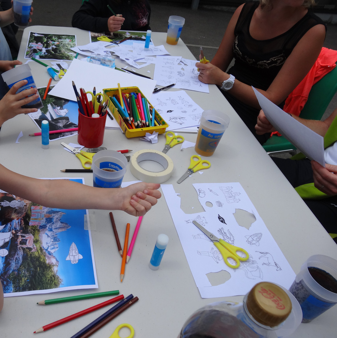 Goûter artistique en famille du 29 juin 2014