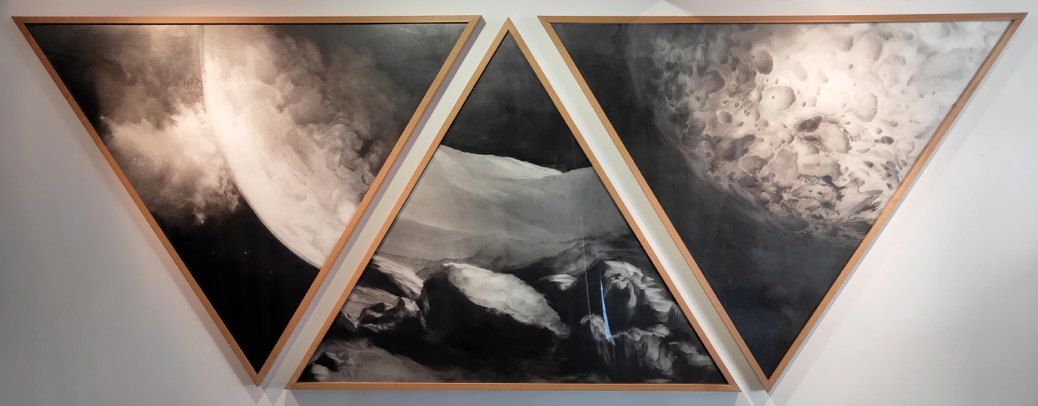 Vue de l'exposition Angélique Lecaille