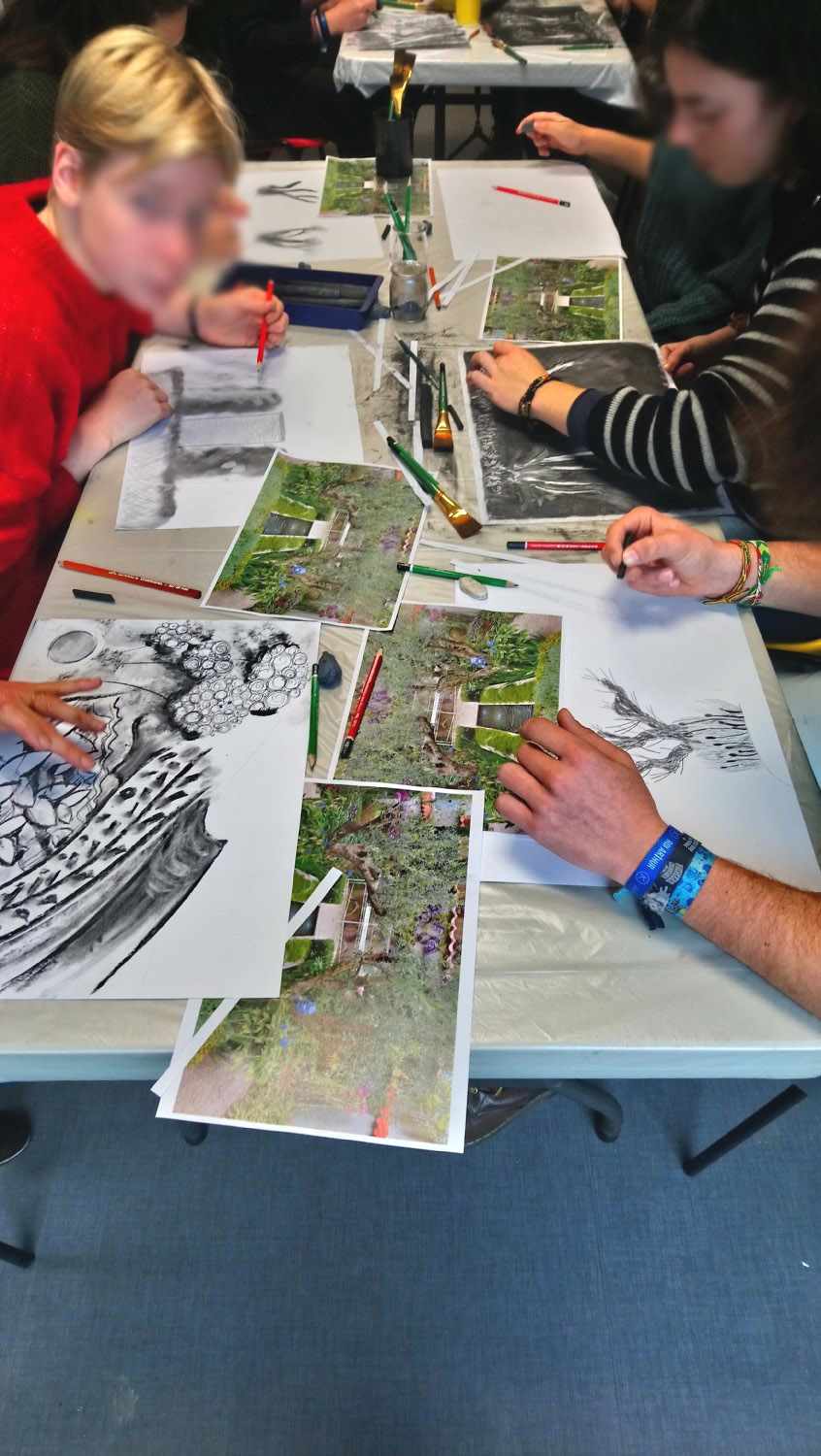 Visite-atelier - classe de Terminale Littéraire du Lycée René Cassin de Montfort-sur-Meu