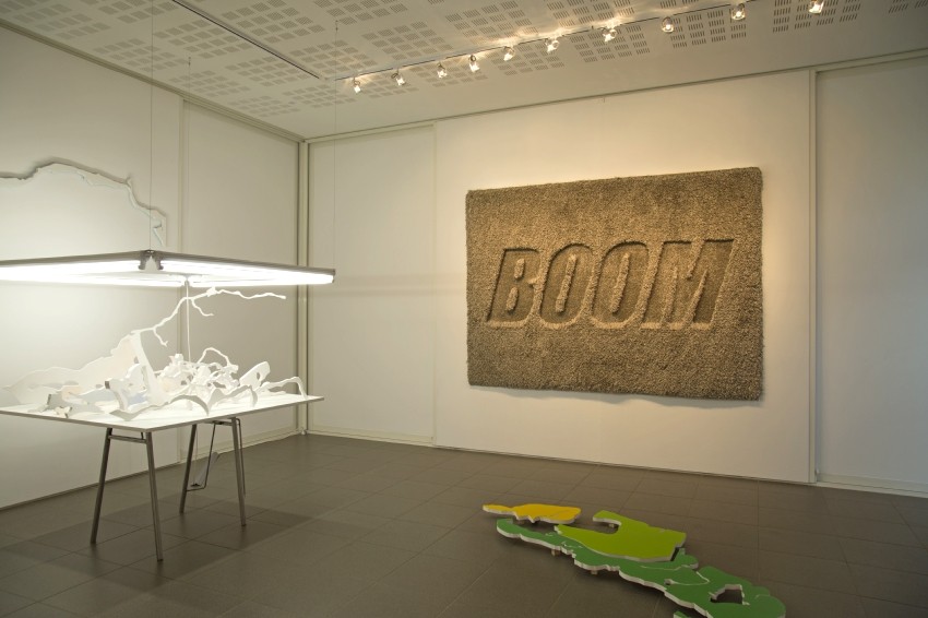 Vue de l'exposition Fiction souterraine