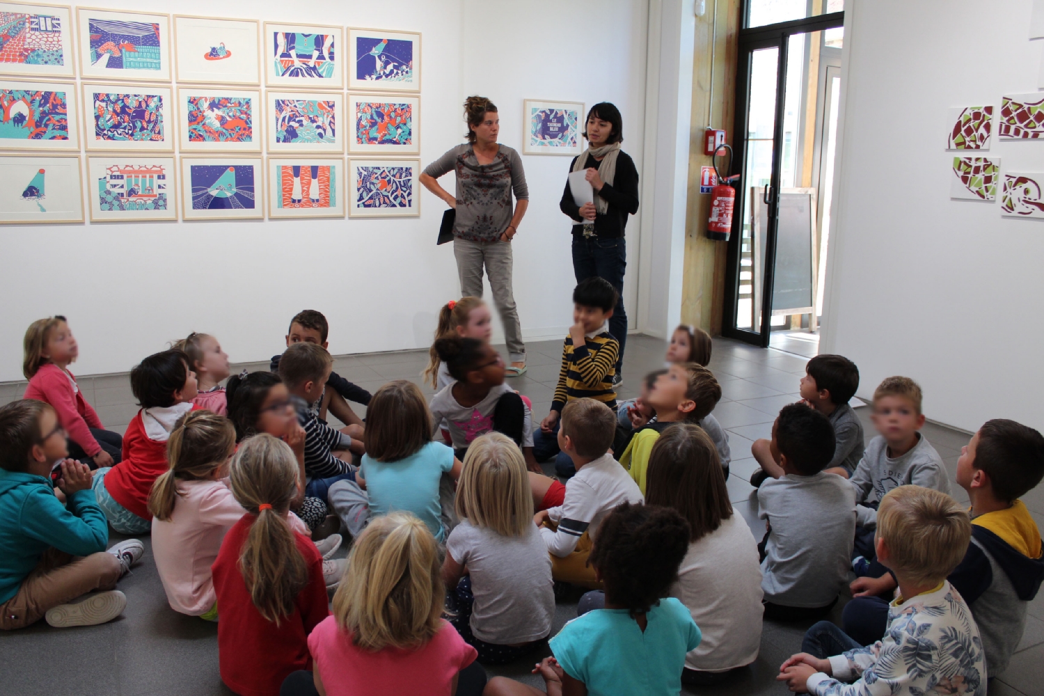 Classe de CP de l'école Saint-Michel de Bédée