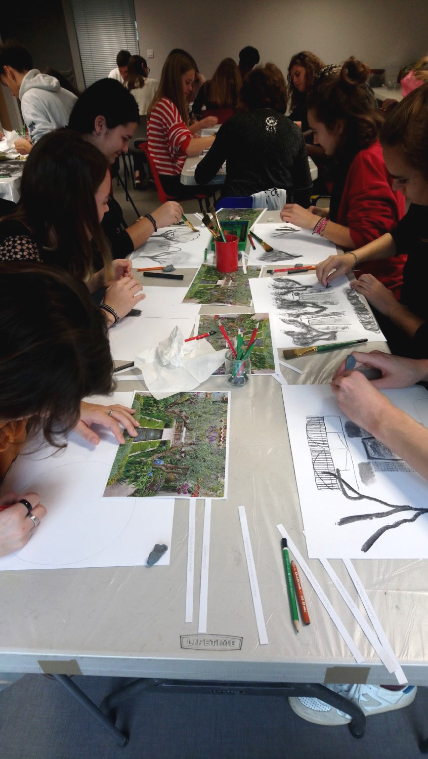 Visite-atelier - classe de Terminale Littéraire du Lycée René Cassin de Montfort-sur-Meu