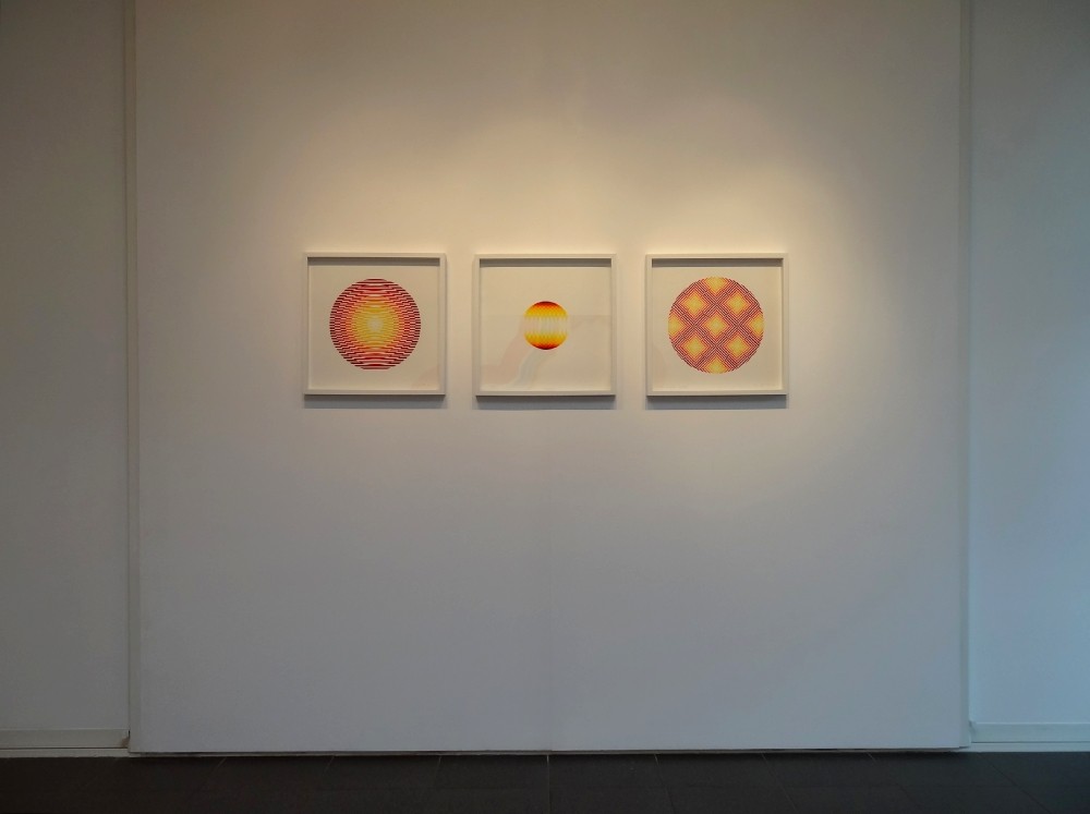 Vue de l'exposition Marine Bouilloud, Fragments d'aura. 