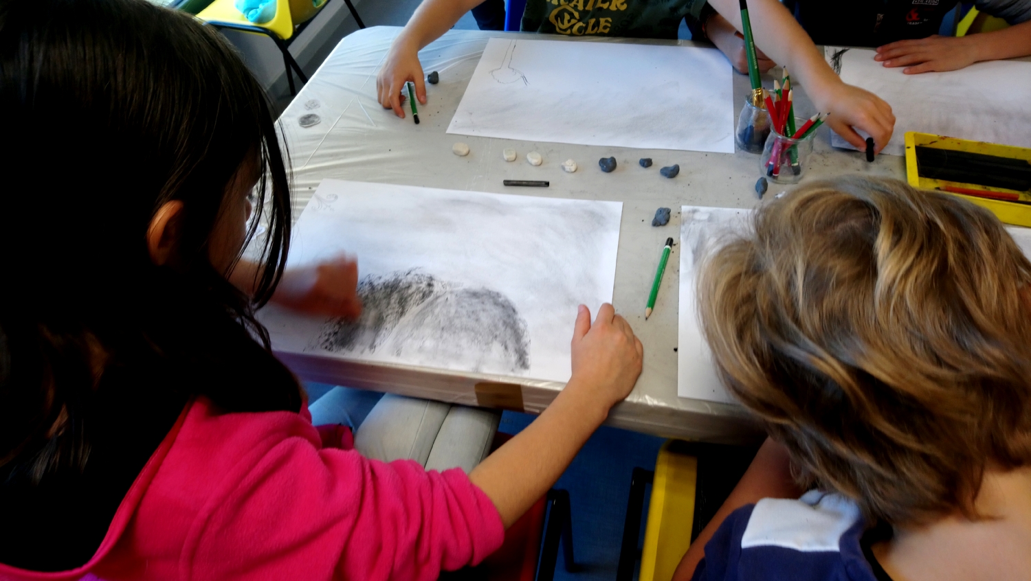 Visiste-atelier - classe de CE1-CE2  de l'école la Fée Viviane d'Iffendic