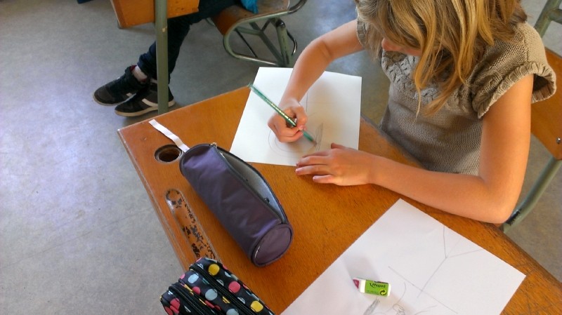 Rencontre avec les artistes et les CM2 de l'école Notre-Dame de Montfortfort-sur-Meu