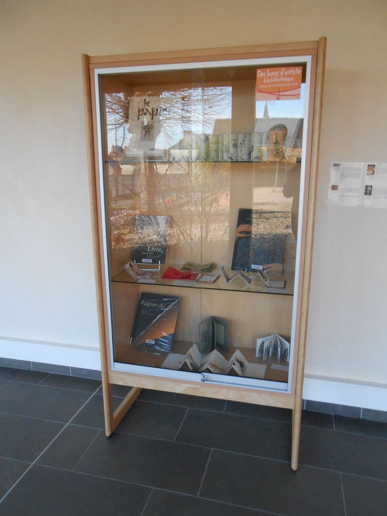 Livres d'artistes présentés à la bibliothèque La Parchemine de Pleumeleuc