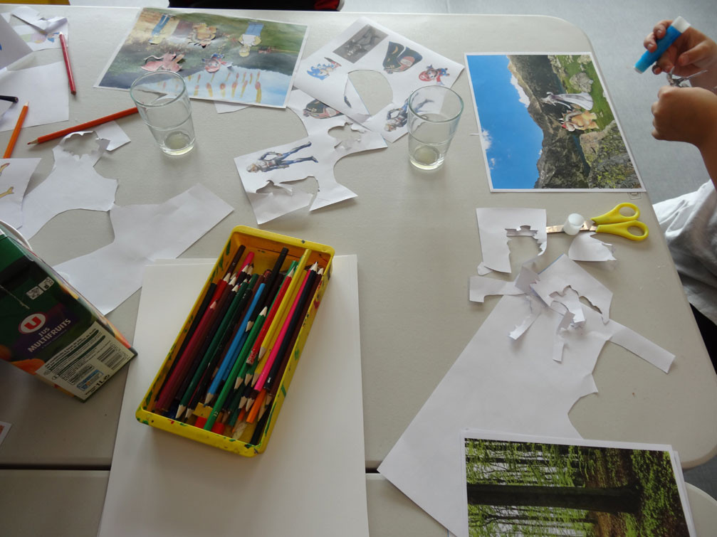 Goûter artistique en famille du 15 août 2014