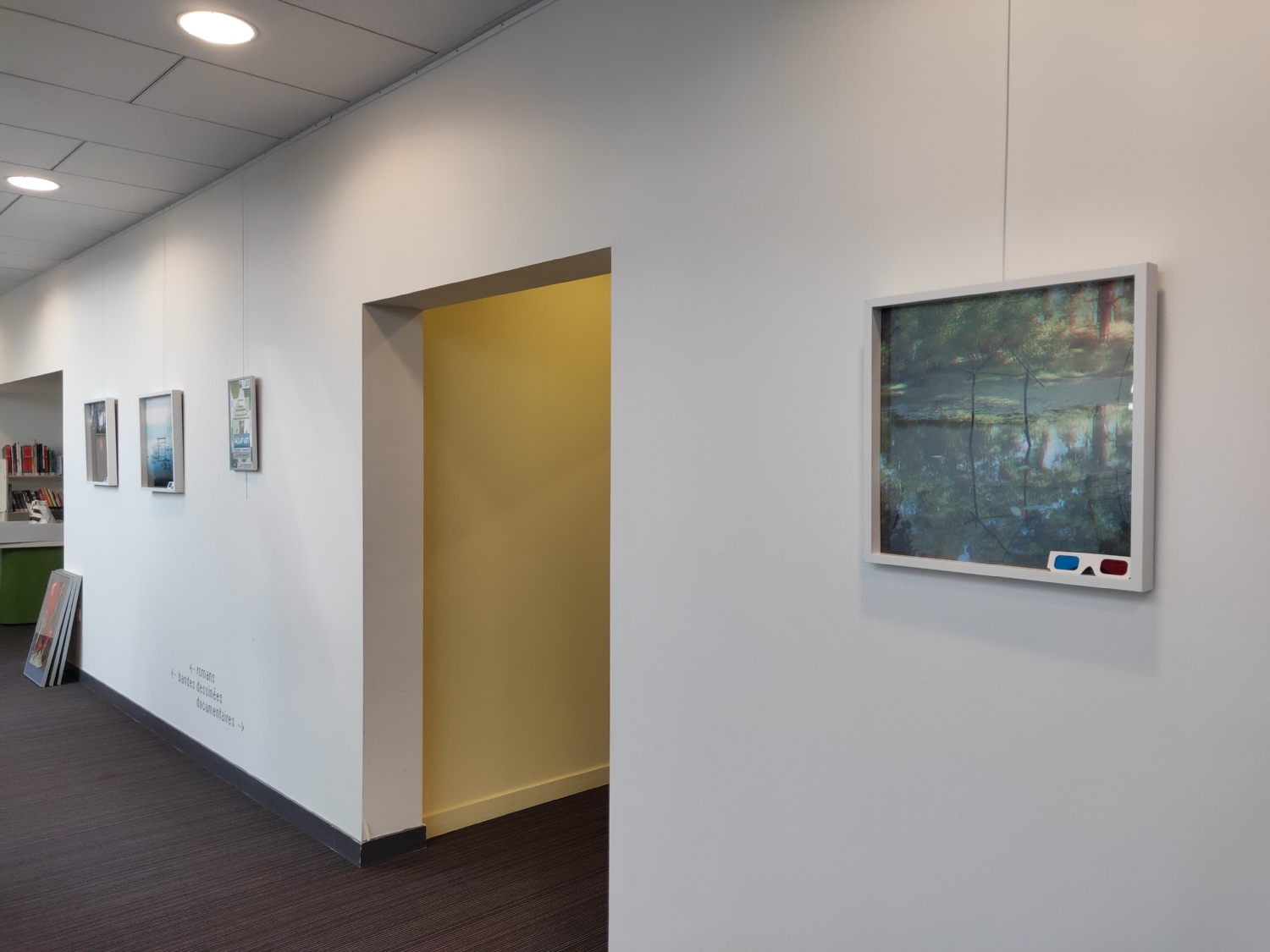 Vue de l'exposition Pascal Mirande, Graphitis