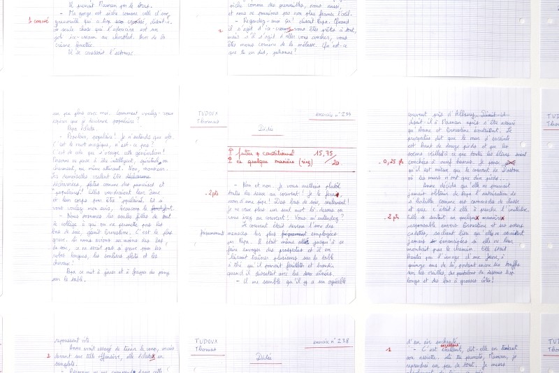 Thomas Tudoux, 14,75/20 (détail), 2014. Photo : Hervé Beurel