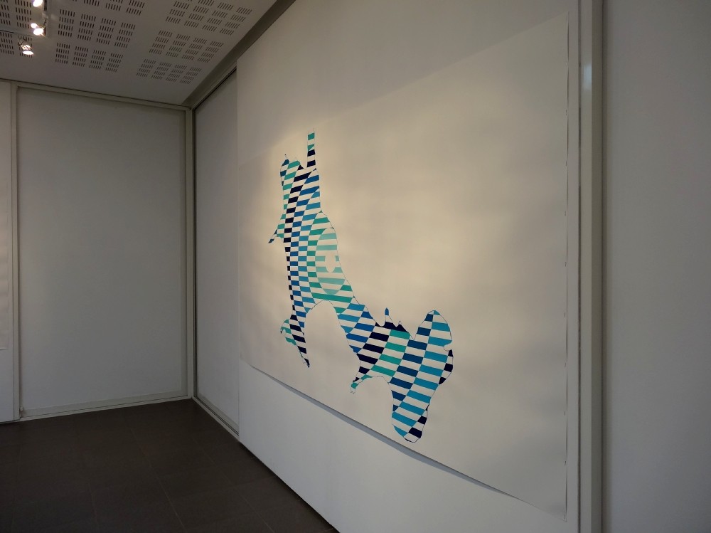 Vue de l'exposition Marine Bouilloud, Fragments d'aura. 